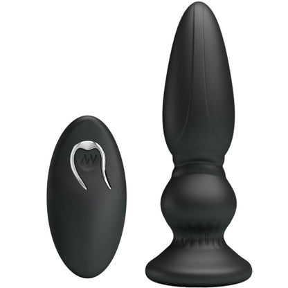 MR PLAY - Powerful Vibrating Remote Control Anal Plug Black