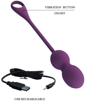 PRETTY LOVE - ELVIRA KEGEL BALLS TÉLÉCOMMANDE APPLI VIOLET