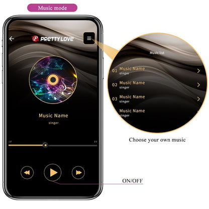 PRETTY LOVE - ELVIRA KEGEL BALLS TÉLÉCOMMANDE APPLI VIOLET