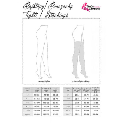 LIVCO CORSETTI FASHION - COLLANTS NOIRS MONIKONI XG054 TAILLE UNIQUE