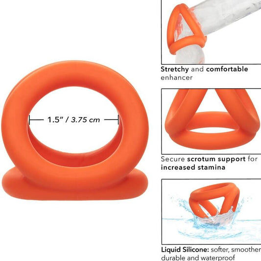 CALEXOTICS - BAGUE ALPHA TRIPLE ORANGE
