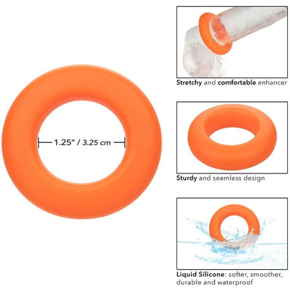 CALEXOTICS - ANNEAU ALPHA PROLONGÉ GRAND ORANGE