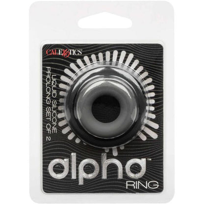 CALEXOTICS - LOT DE 2 BAGUES PROLONGÉES ALPHA GRIS