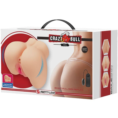 CRAZY BULL - VIBRATEUR RÉALISTE VAGIN ET ANUS MILA