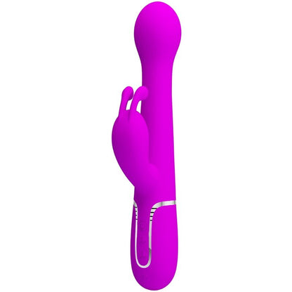 PRETTY LOVE - DEJON 3-IN-1 MULTIFUNCTION RABBIT VIBRATOR VIOLET