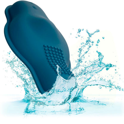 CALEXOTICS - RIDER DOUBLE MOTEUR MASSAGER TÉLÉCOMMANDE BLEU