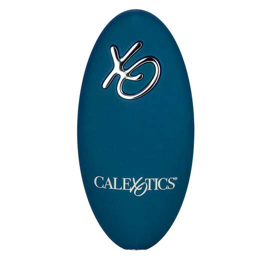 CALEXOTICS - RIDER DOUBLE MOTEUR MASSAGER TÉLÉCOMMANDE BLEU