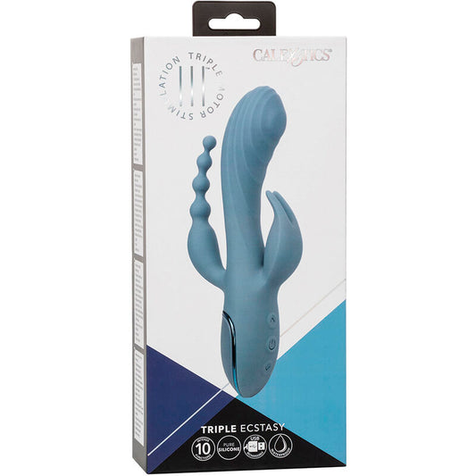 CALEXOTICS - GREY ECSTASY TRIPLE VIBRATOR