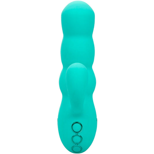 CALEXOTICS - DEL MAR DIVA AQUA GREEN RABBIT VIBRATOR BY CALIFORNIA DREAMING