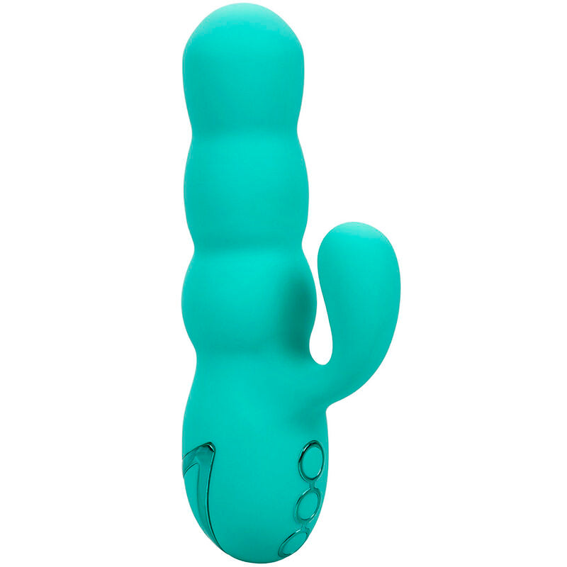 CALEXOTICS - DEL MAR DIVA AQUA GREEN RABBIT VIBRATOR BY CALIFORNIA DREAMING