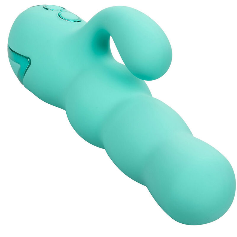 CALEXOTICS - DEL MAR DIVA AQUA GREEN RABBIT VIBRATOR BY CALIFORNIA DREAMING