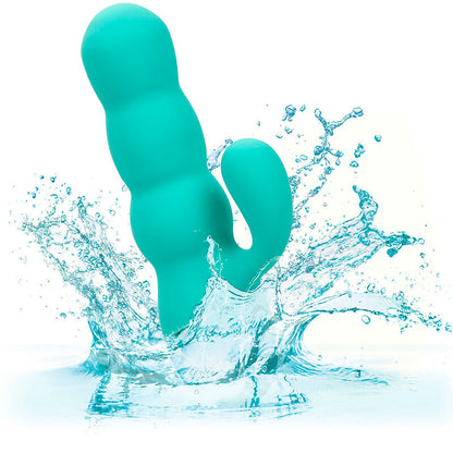 CALEXOTICS - DEL MAR DIVA AQUA GREEN RABBIT VIBRATOR BY CALIFORNIA DREAMING