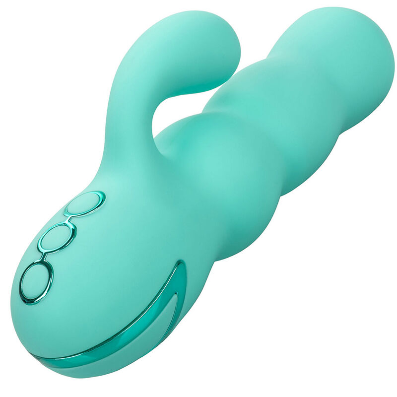 CALEXOTICS - DEL MAR DIVA AQUA GREEN RABBIT VIBRATOR BY CALIFORNIA DREAMING