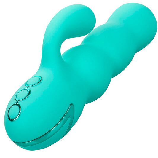 CALEXOTICS - DEL MAR DIVA AQUA GREEN RABBIT VIBRATOR BY CALIFORNIA DREAMING