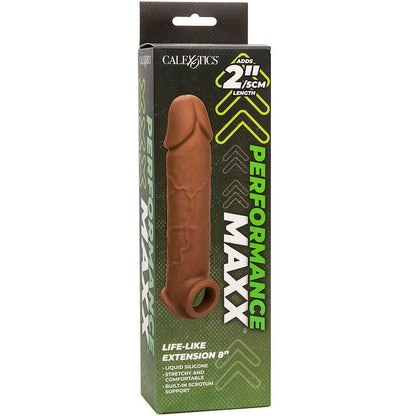 CALEXOTICS - EXTENSION RÉALISTE PERFORMANCE MAXX 8 PEAU MARRON