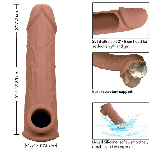 CALEXOTICS - EXTENSION RÉALISTE PERFORMANCE MAXX 8 PEAU MARRON