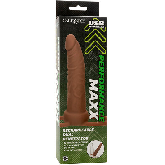 CALEXOTICS - PERFORMANCE MAXX DOUBLE PÉNÉTRATEUR RECHARGEABLE POUR PEAUX FONCÉES