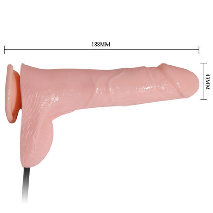 DANCE - GODE GONFLABLE RÉALISTE AVEC VENTOUSE 15 CM