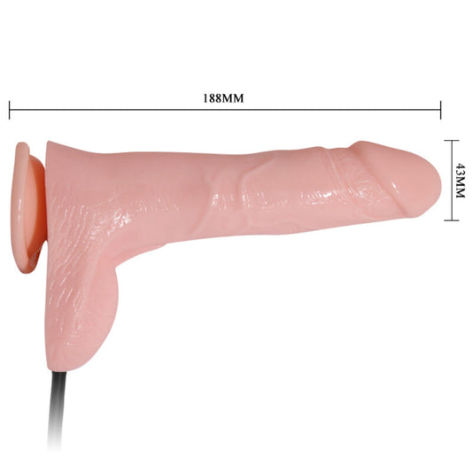 DANCE - GODE GONFLABLE RÉALISTE AVEC VENTOUSE 15 CM