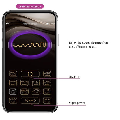 PRETTY LOVE - NYMPH APP-CONTROLLED VIBRATING EGG LILAC