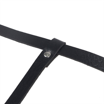 SUBBLIME - HARNAIS CORPOREL EN CUIR NOIR TAILLE UNIQUE