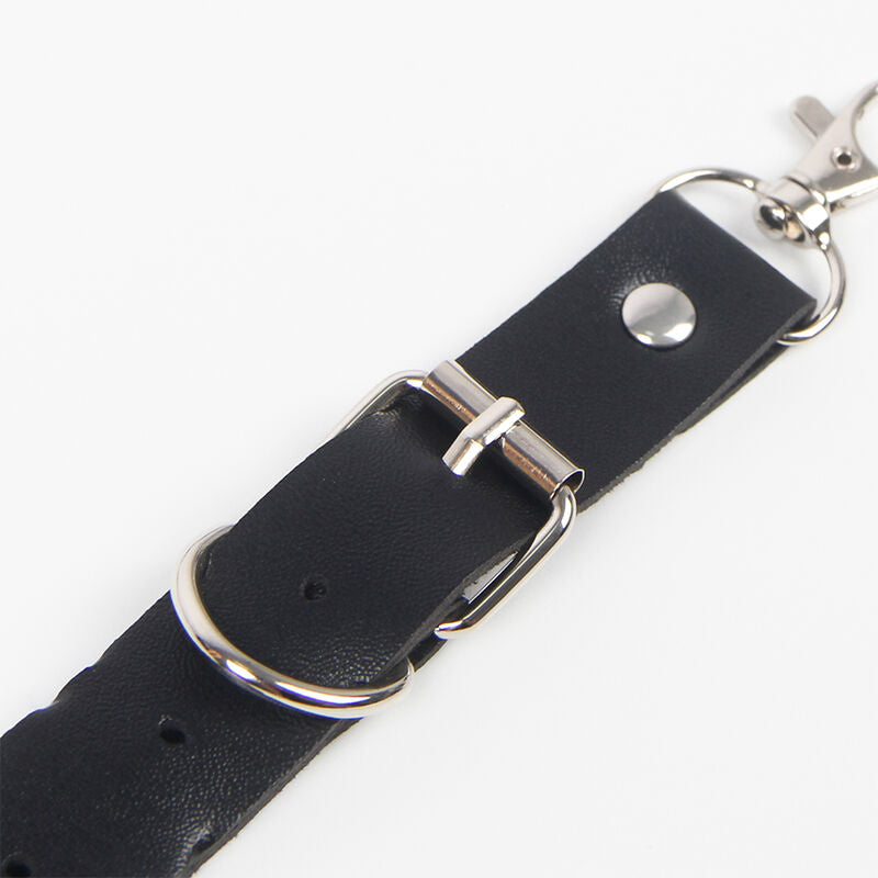 SUBBLIME - HARNAIS CEINTURE ET JARRETELLE DÉTAIL ANNEAUX ET CHAÎNE TAILLE UNIQUE