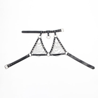 SUBBLIME - SOUTIEN-GORGE HARNAIS ET COLLIER CHAÎNE TAILLE UNIQUE