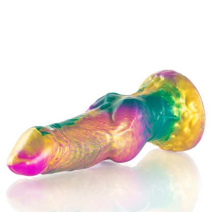 EPIC - IRIS DILDO AVEC TESTICULES DE PLAISIR ARC-EN-CIEL