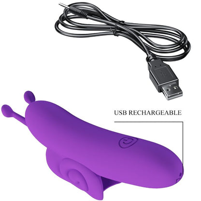 PRETTY LOVE - ESCARGOT PUISSANT STIMULATEUR DE DOIGTS VIOLET