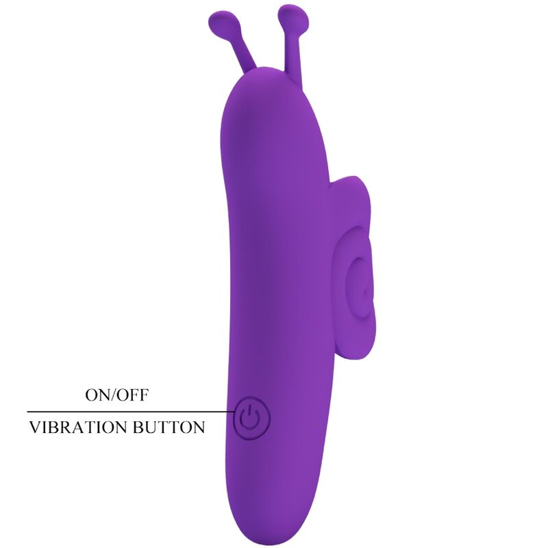 PRETTY LOVE - ESCARGOT PUISSANT STIMULATEUR DE DOIGTS VIOLET