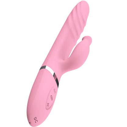 ARMONY - VIBRATEUR DE LANGUE ROSE À EFFET DE CHALEUR ET DE POUSSÉE
