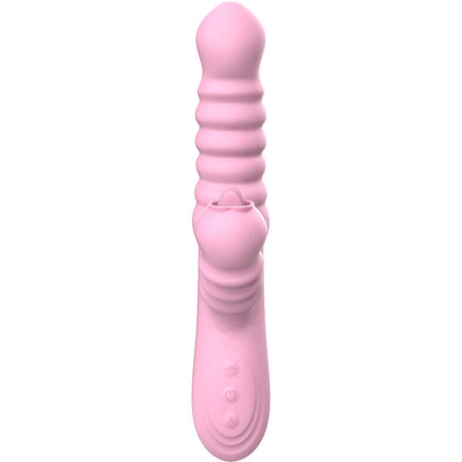 ARMONY - VIBRATEUR MULTIFONCTIONNEL AVEC LANGUE STIMULANTE ET EFFET CHALEUR ROSE
