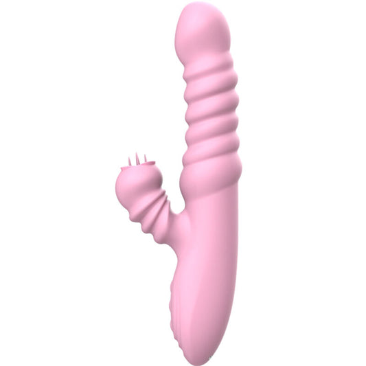ARMONY - MULTIFUNCTIONAL VIBRATOR WITH STIMULATING TONGUE AND HEAT EFFECT PINK