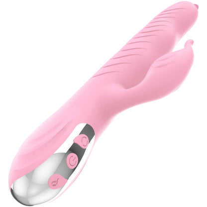 ARMONY - VIBRATEUR MARCIA &amp; DOUBLE LANGUE À EFFET CHALEUR ROSE