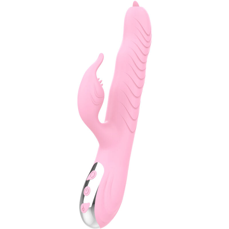ARMONY - VIBRATEUR MARCIA &amp; DOUBLE LANGUE À EFFET CHALEUR ROSE