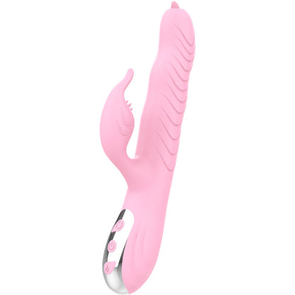 ARMONY - VIBRATEUR MARCIA &amp; DOUBLE LANGUE À EFFET CHALEUR ROSE