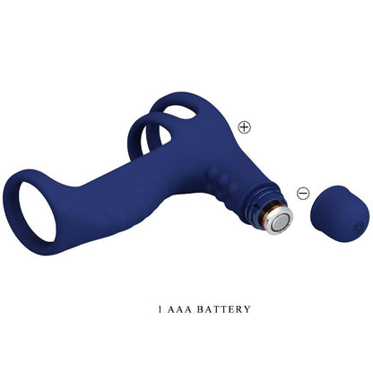 PRETTY LOVE - BAGUE VIBRANTE ELISH AVEC EXTENSION BLEUE