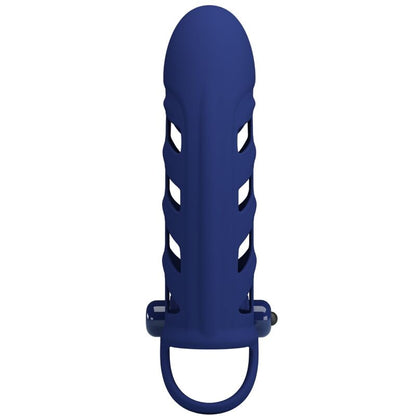 PRETTY LOVE - ALTAF VIBRATING RING WITH BLUE SILICONE SLEEVE