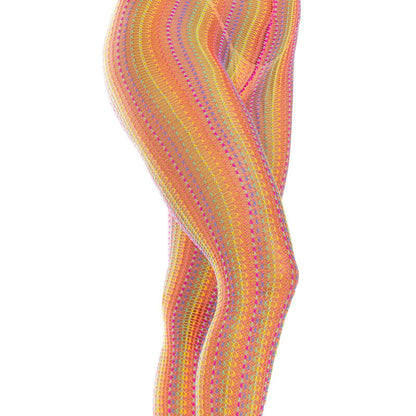 LEG AVENUE - COLLANTS AU CROCHET MULTICOLORE