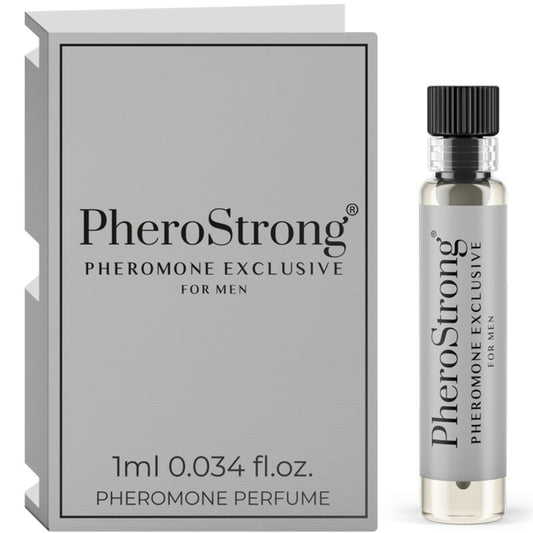 PHEROSTRONG - PARFUM EXCLUSIF AUX PHÉROMONES POUR HOMMES 1 ML
