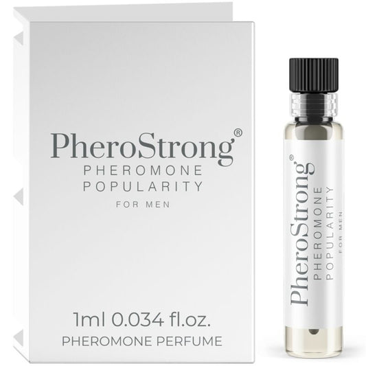 PHEROSTRONG - PARFUM AUX PHÉROMONES POPULARITÉ POUR HOMME 1 ML