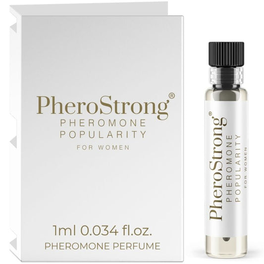 PHEROSTRONG - PARFUM AUX PHÉROMONES POPULARITÉ POUR FEMME 1 ML