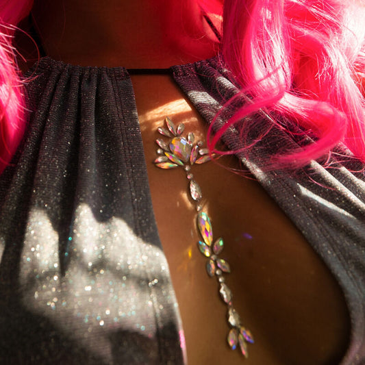 LEG AVENUE - BIJOU DE CORPS ADHÉSIF EN JADE