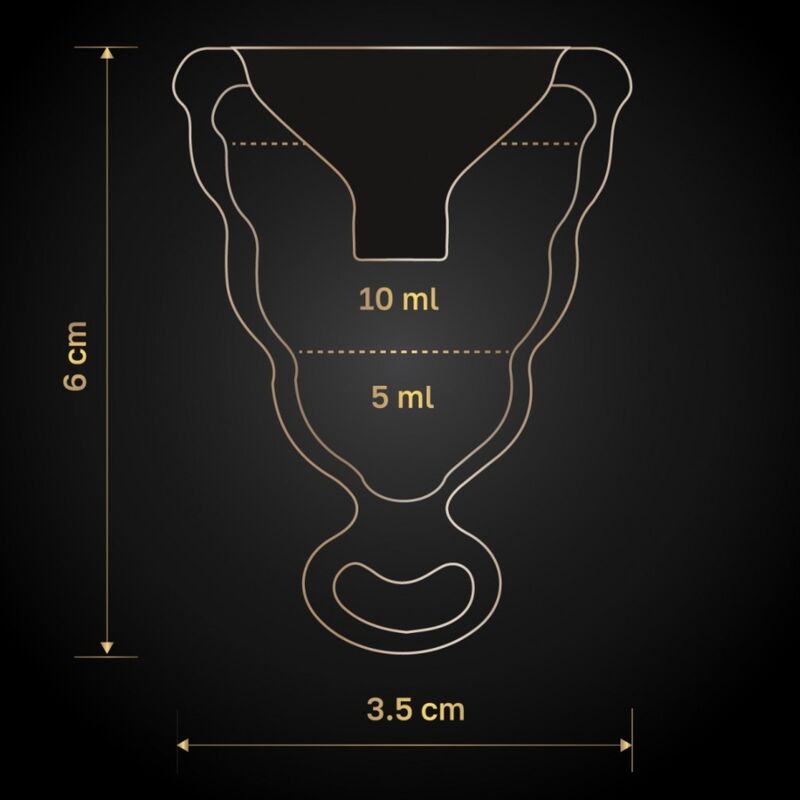 G-VIBE - COUPE MENSTRUELLE NOIRE GCUP