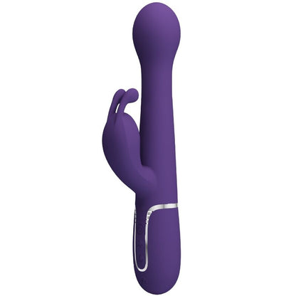 PRETTY LOVE - DEJON 3-IN-1 MULTIFUNCTION RABBIT VIBRATOR PURPLE