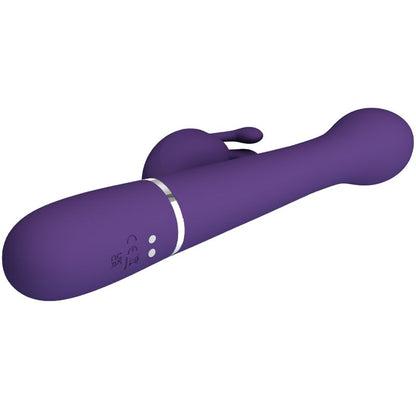 PRETTY LOVE - DEJON 3-IN-1 MULTIFUNCTION RABBIT VIBRATOR PURPLE