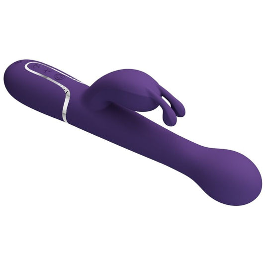 PRETTY LOVE - DEJON 3-IN-1 MULTIFUNCTION RABBIT VIBRATOR PURPLE