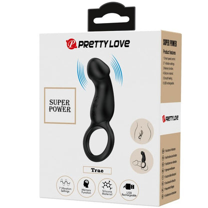 PRETTY LOVE - APPORTE UN ANNEAU VIBRANT AVEC STIMULATEUR NOIR