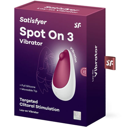 SATISFYER - SPOT ON 3 STIMULATEUR DE CLITORIS ROUGE