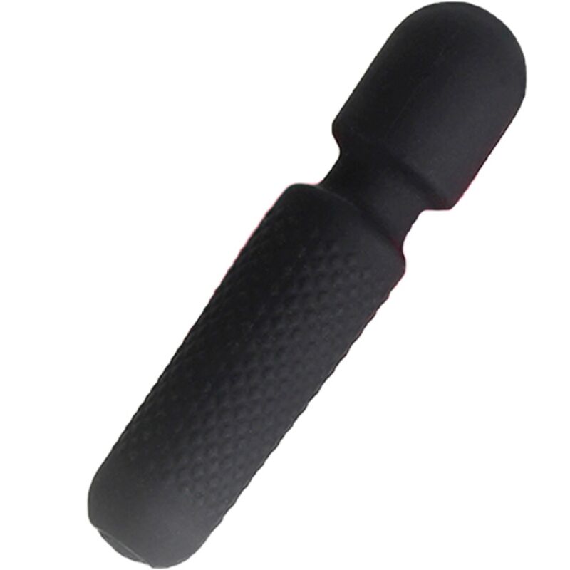 ARMONY - VOTRE MASSEUR &amp; VIBRATEUR MAGIQUE RECHARGEABLE 10 VIBRATIONS SILICONE NOIR